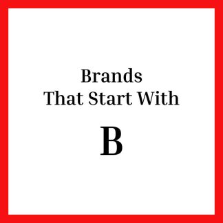 B - Brands